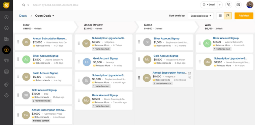 Freshsales screenshot - The 37 Best Ecommerce Tools for Scaling Your Brand, Ranked &amp; Reviewed for 2026