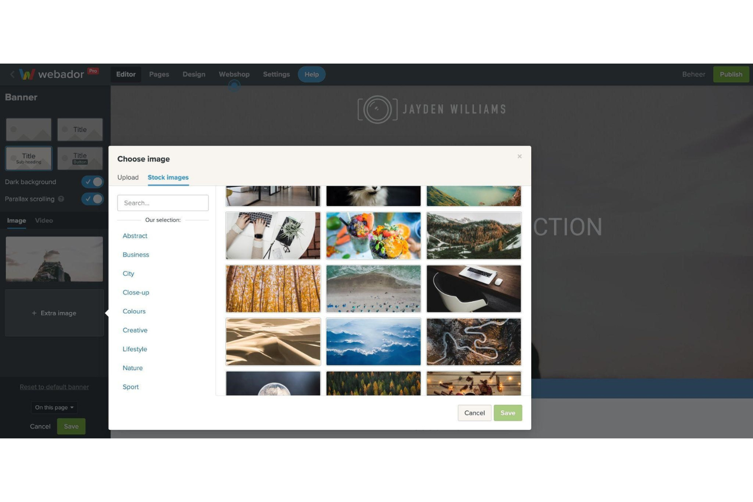 Webador screenshot - The 29 Best Ecommerce Website Builders, Expertly Reviewed &amp; Compared for 2026
