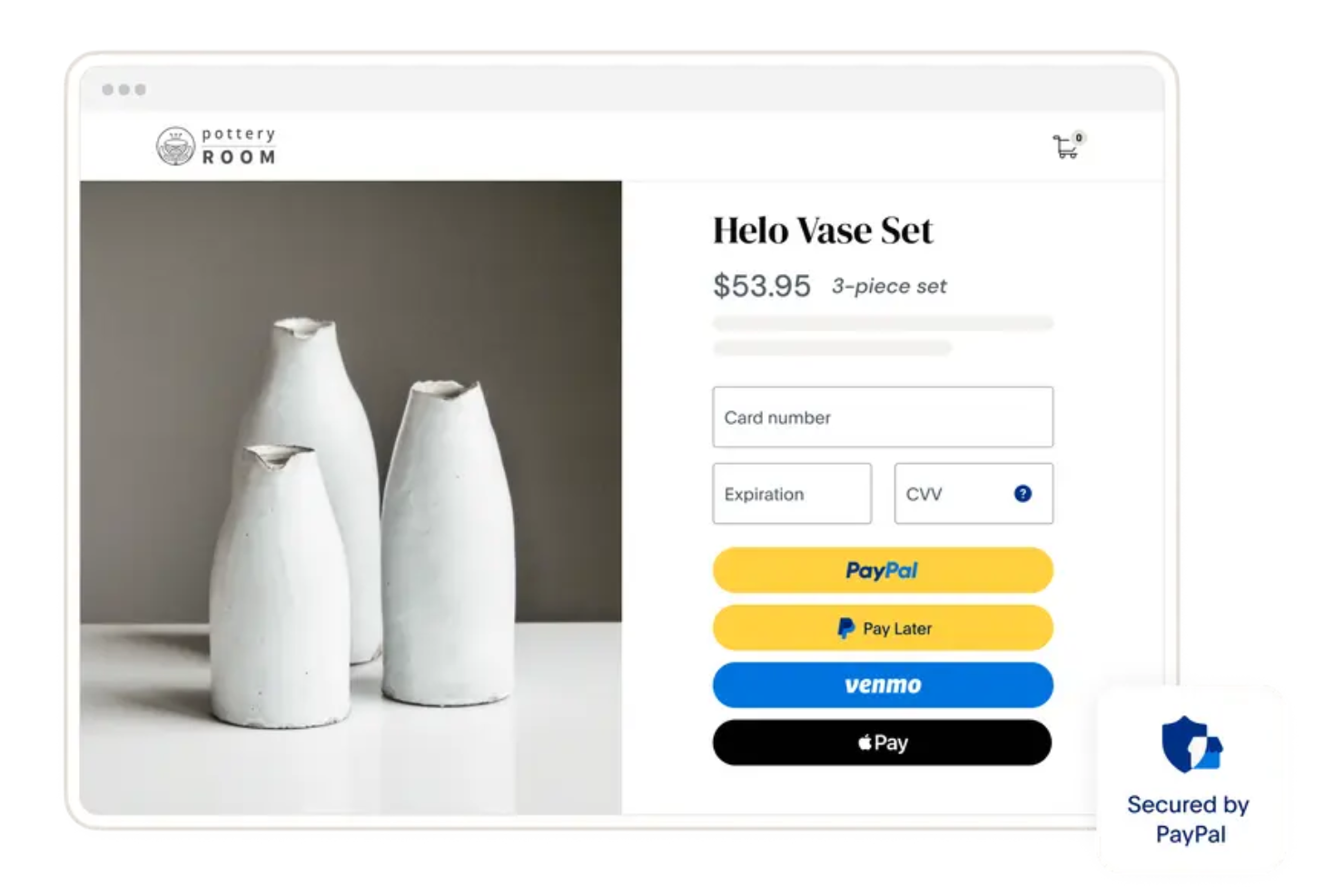 PayPal screenshot - 10 Best Ecommerce Credit Card Processing Software for 2026