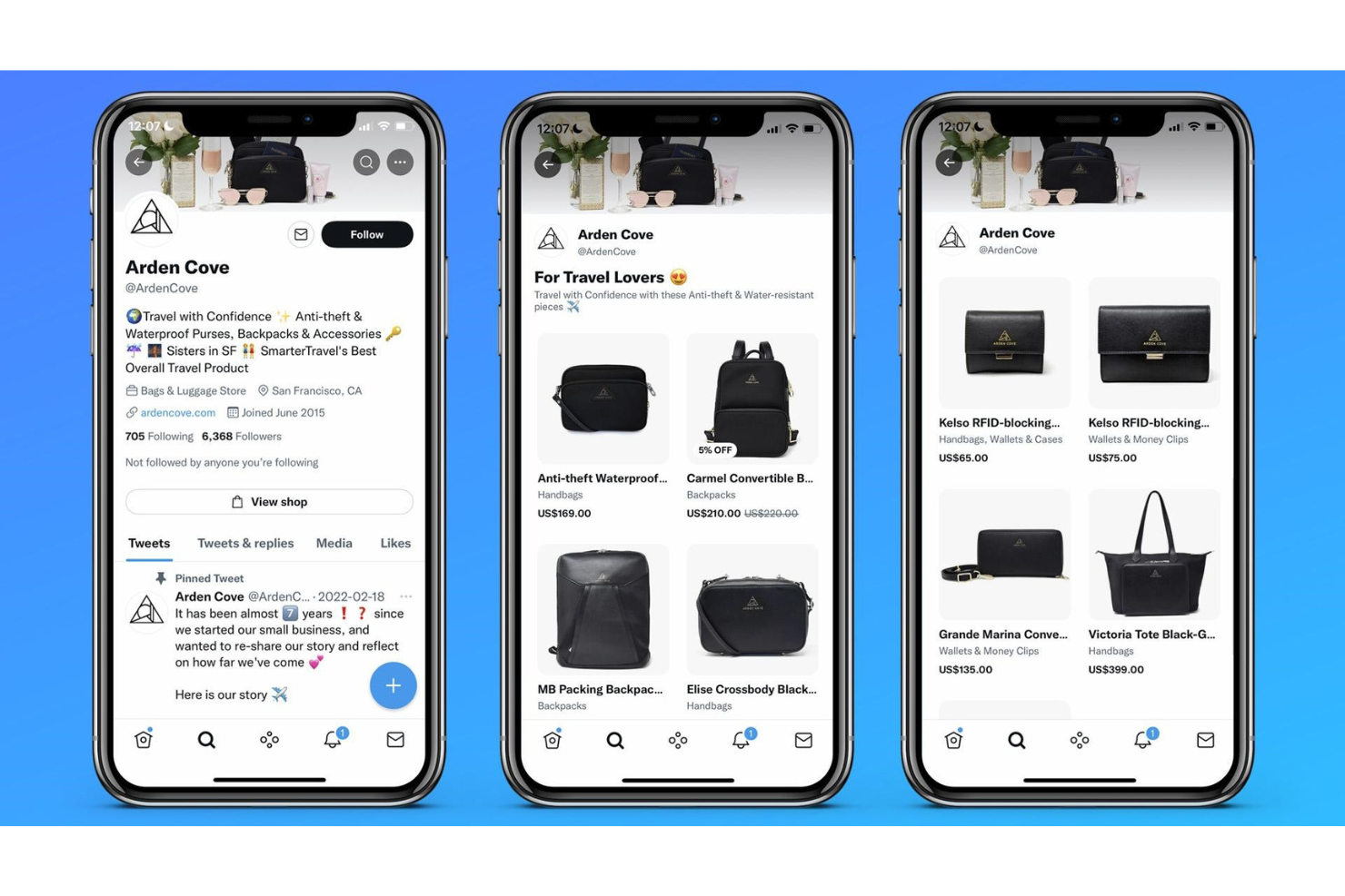 Twitter Shopping screenshot - 16 Best Social Commerce Platforms for Friction-Free Selling In 2026
