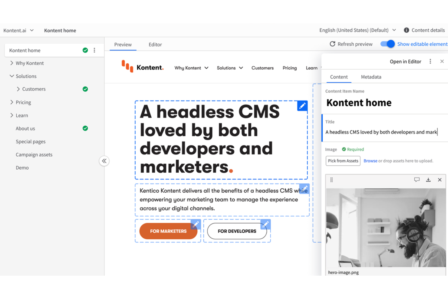 Kontent screenshot - The 15 Best Headless Commerce Platforms, Expertly Reviewed for 2025