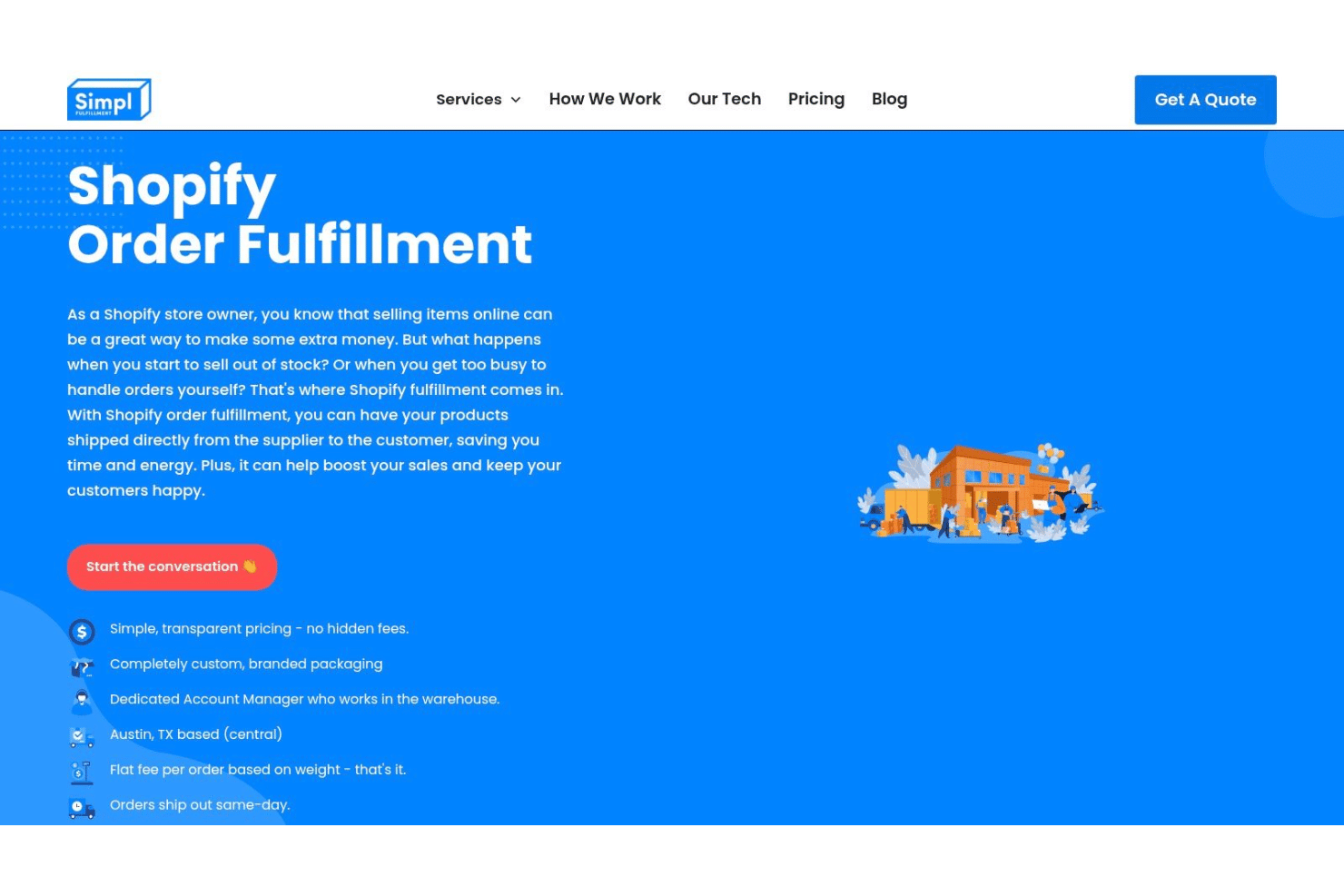 Simpl Fulfillment screenshot - The 25 Best Ecommerce Fulfillment Services, Reviewed & Compared for 2026