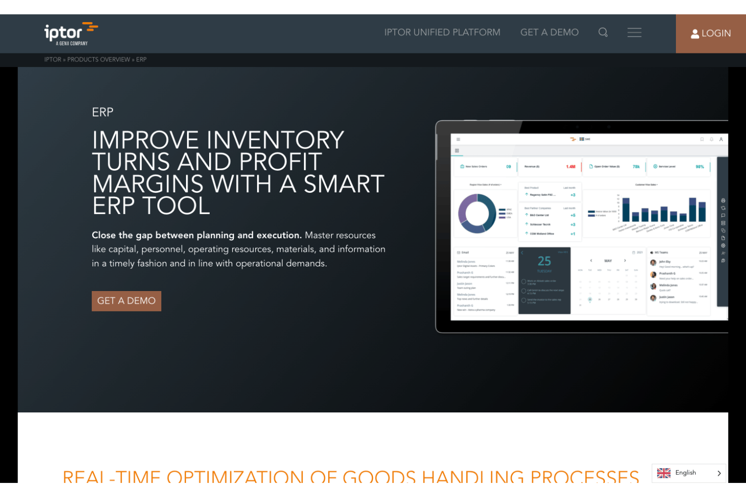 Iptor screenshot - The 31 Best Warehouse Management Software, Reviewed &amp; Compared for 2026