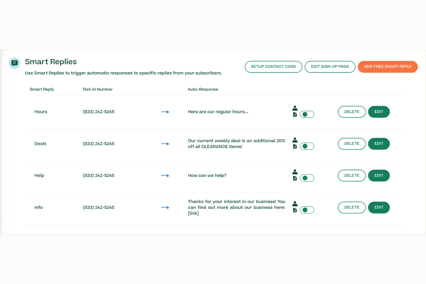 Mobile Text Alerts screenshot - 23 Best Ecommerce Marketing Tools for Growth 2026