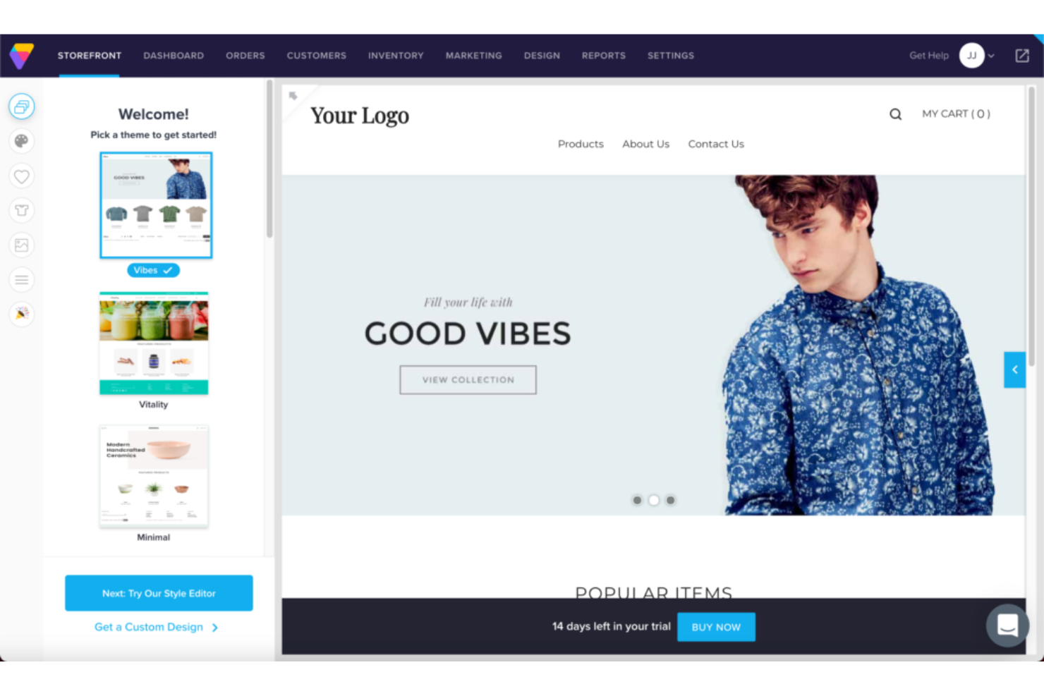 Volusion screenshot - The 21 Best Ecommerce Platforms for Canada in 2026