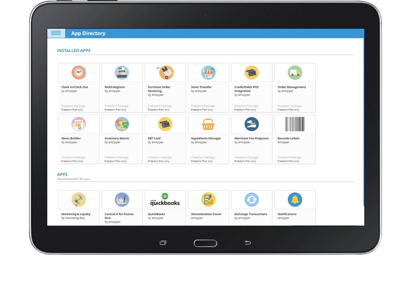 eHopper screenshot - The 22 Best Retail POS Systems, Ranked &amp; Reviewed for 2025