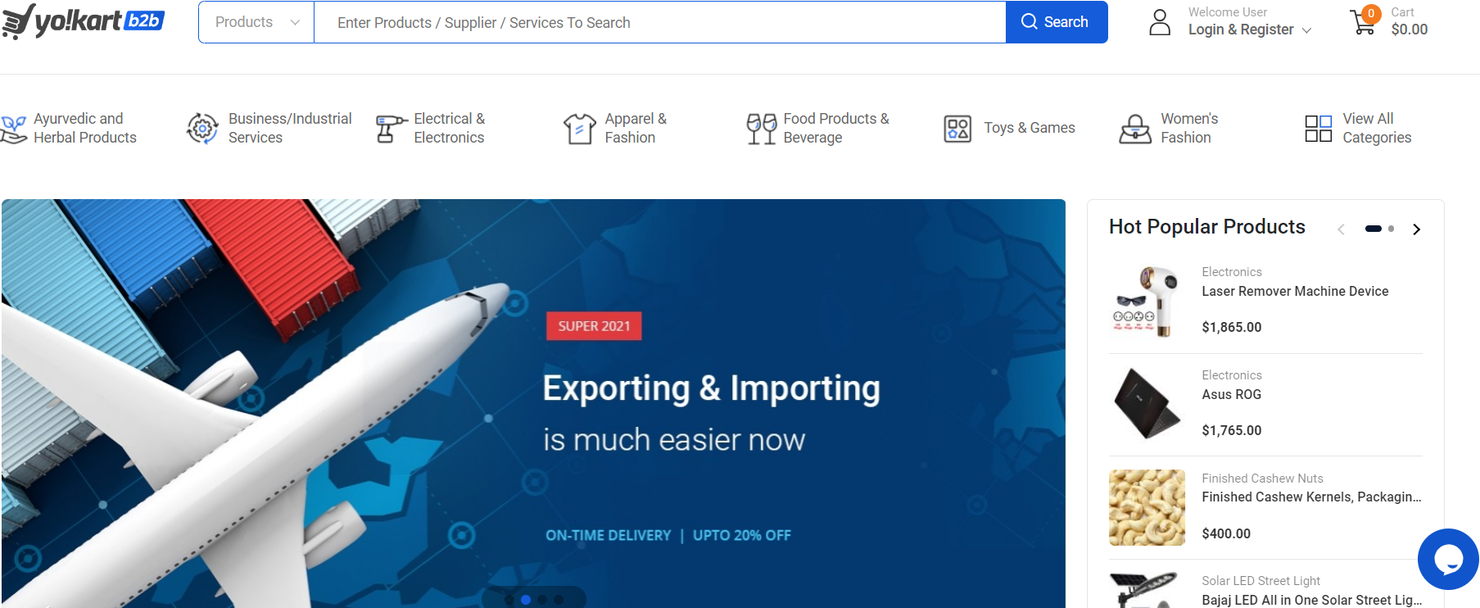 Yo!Kart screenshot - 20 Best Ecommerce Platform For Clothing Reviewed In 2026