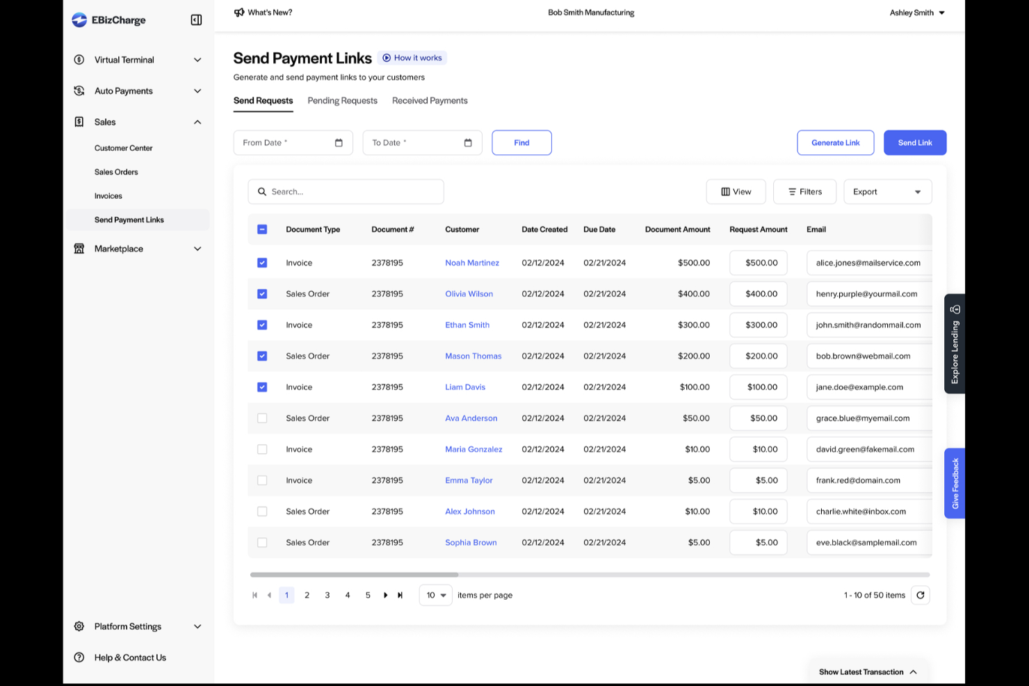 EBizCharge screenshot - 38 Best Payment Processing Software For 2026