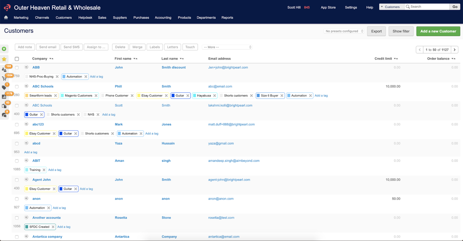 Brightpearl screenshot - 32 Best Multichannel Order Management Systems of 2026
