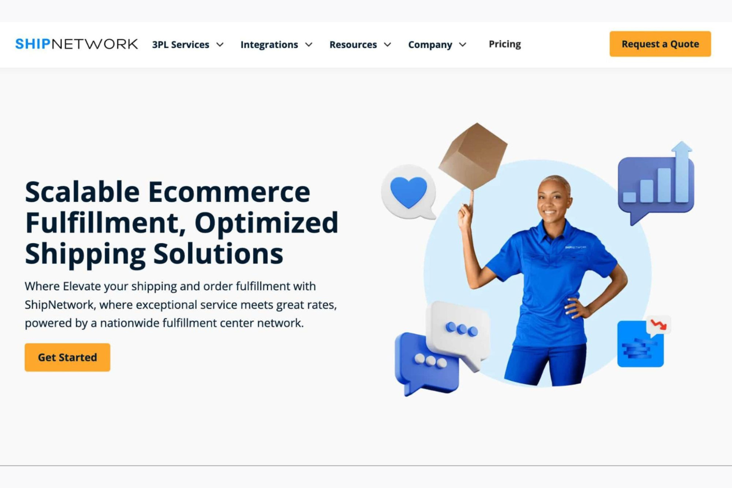 ShipNetwork screenshot - 25 Best 3PL Fulfillment Services for 2026