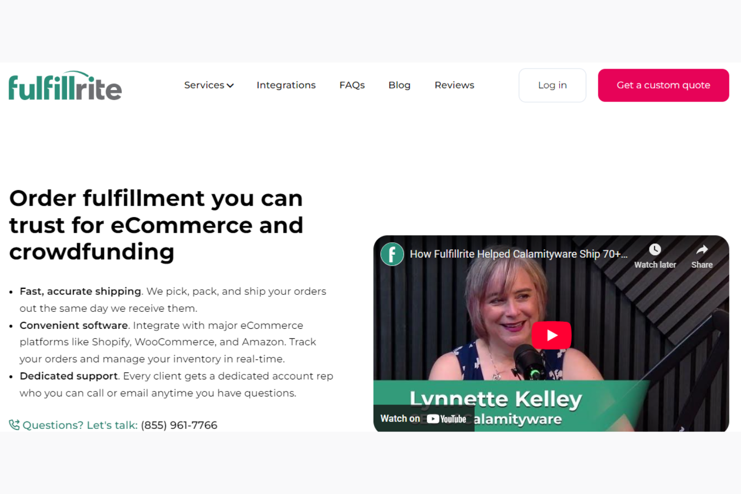 Fulfillrite screenshot - 36 Best Pick &amp; Pack Fulfillment Services in 2026