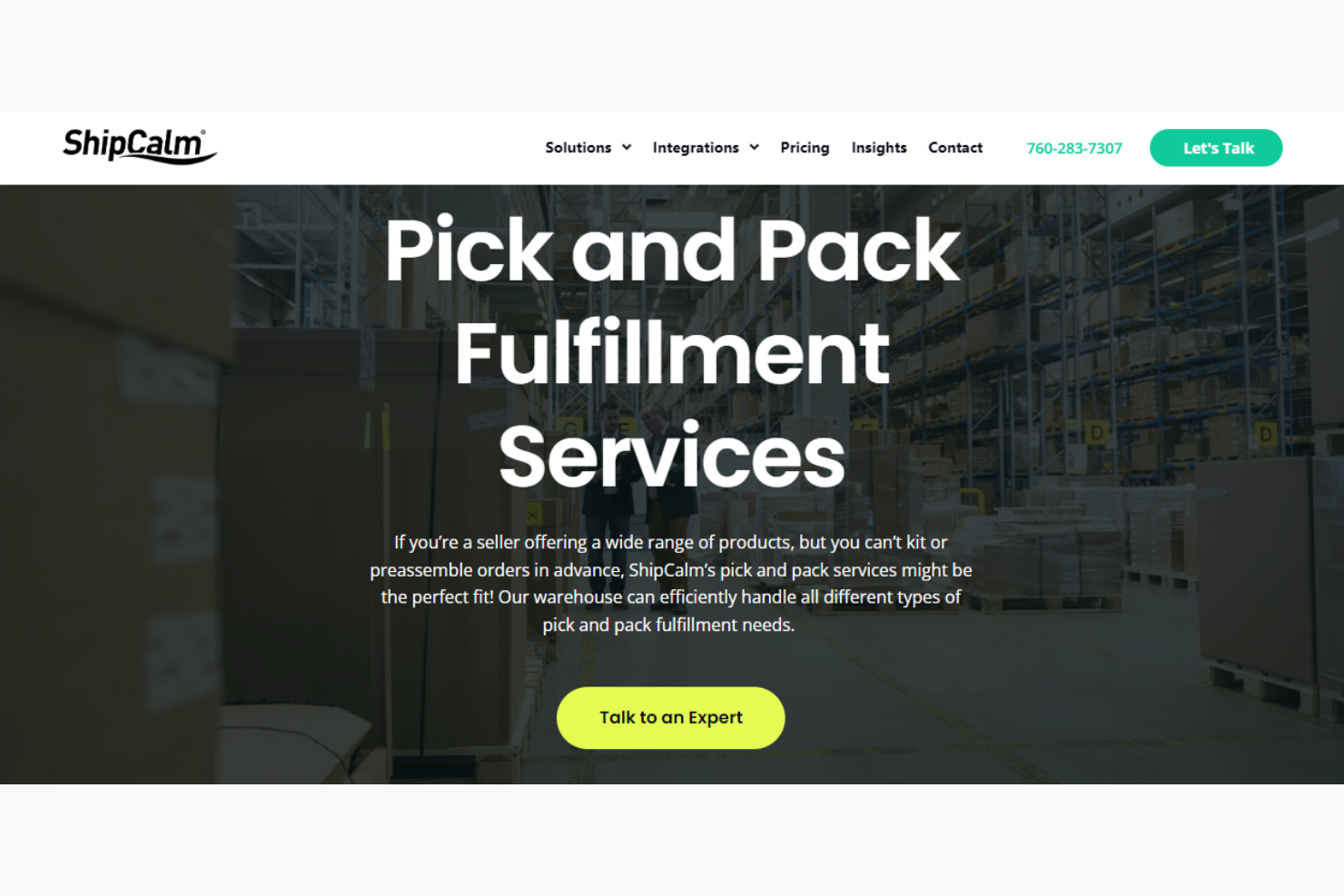 ShipCalm screenshot - 36 Best Pick &amp; Pack Fulfillment Services in 2026