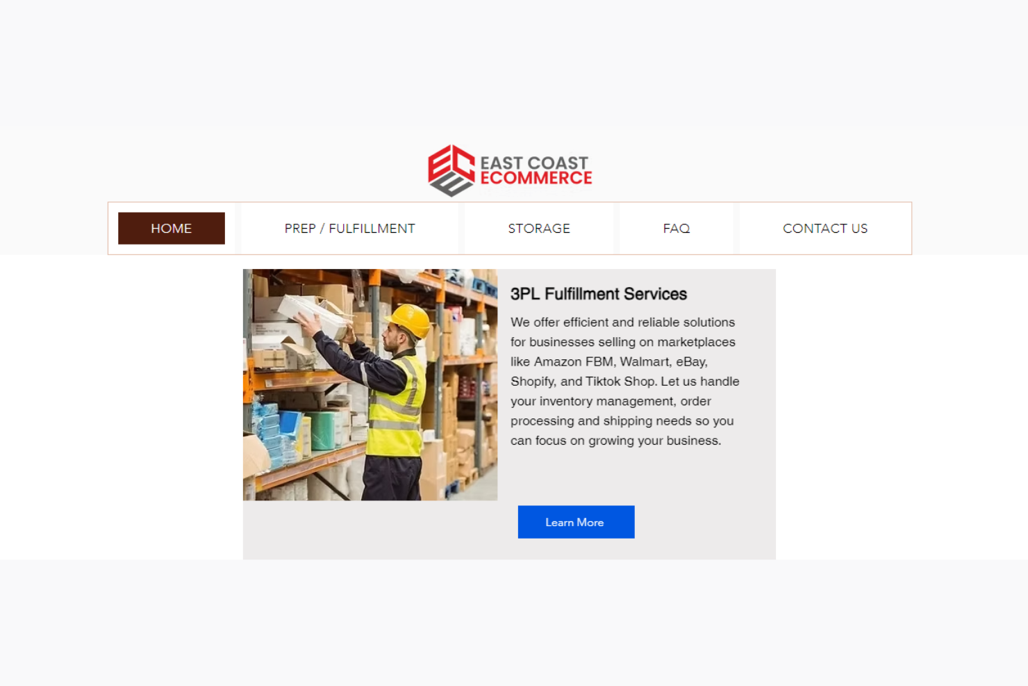 East Coast Ecommerce screenshot - The 34 Best East Coast Fulfillment Services, Ranked & Reviewed for 2026
