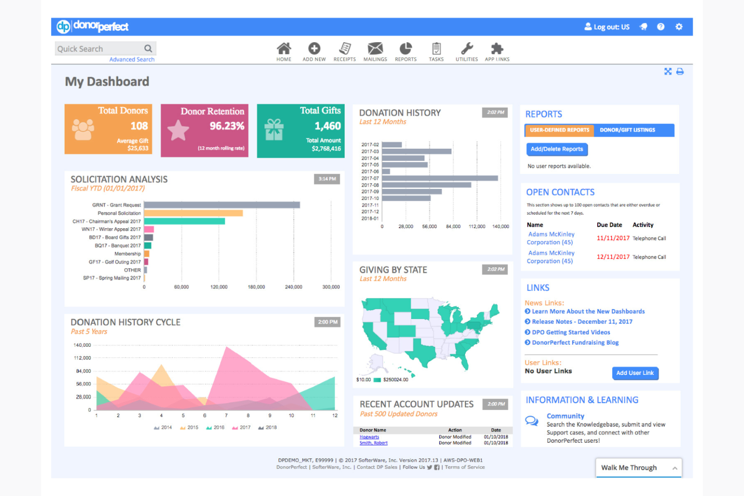 DonorPerfect screenshot - 23 Best Payment Processors for Nonprofits in 2026