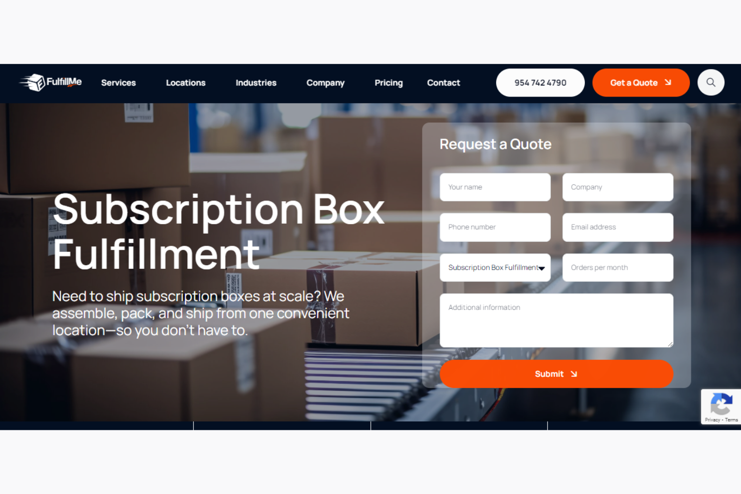 FulfillMe screenshot - 31 Best Subscription Box Fulfillment Services for 2026