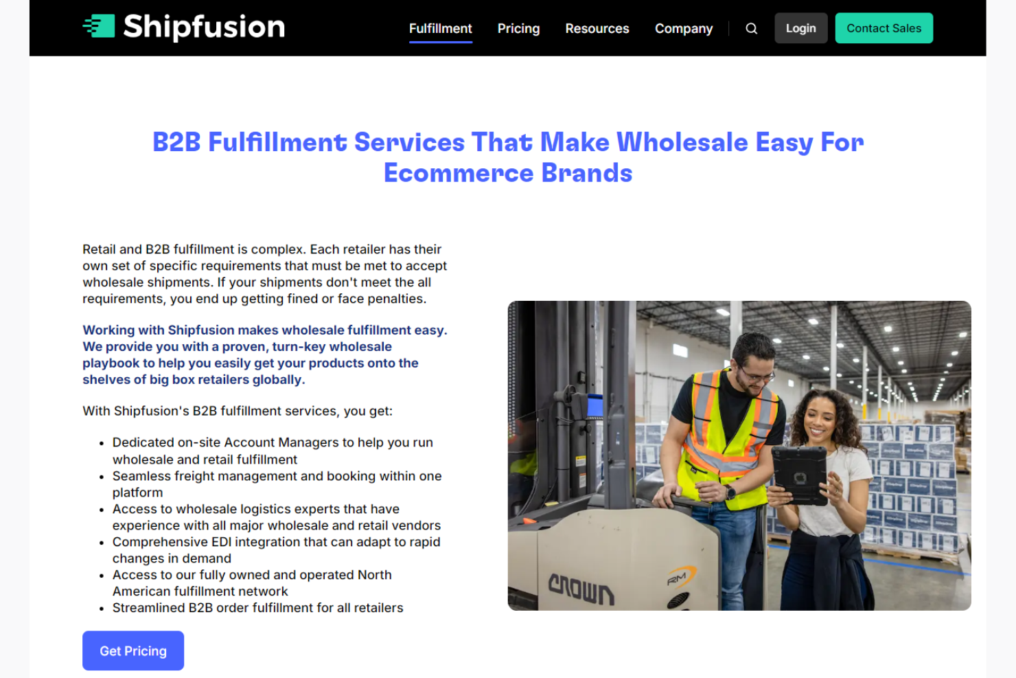 Shipfusion screenshot - The 37 Best B2B Fulfillment Services, Ranked & Reviewed for 2026