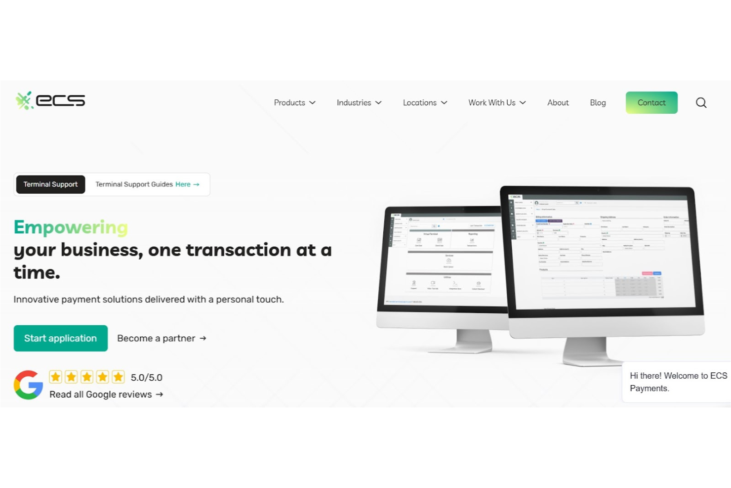 ECS Payments screenshot - The 14 Best High-Risk Merchant Account Services for Instant Approval, Ranked & Reviewed for 2026