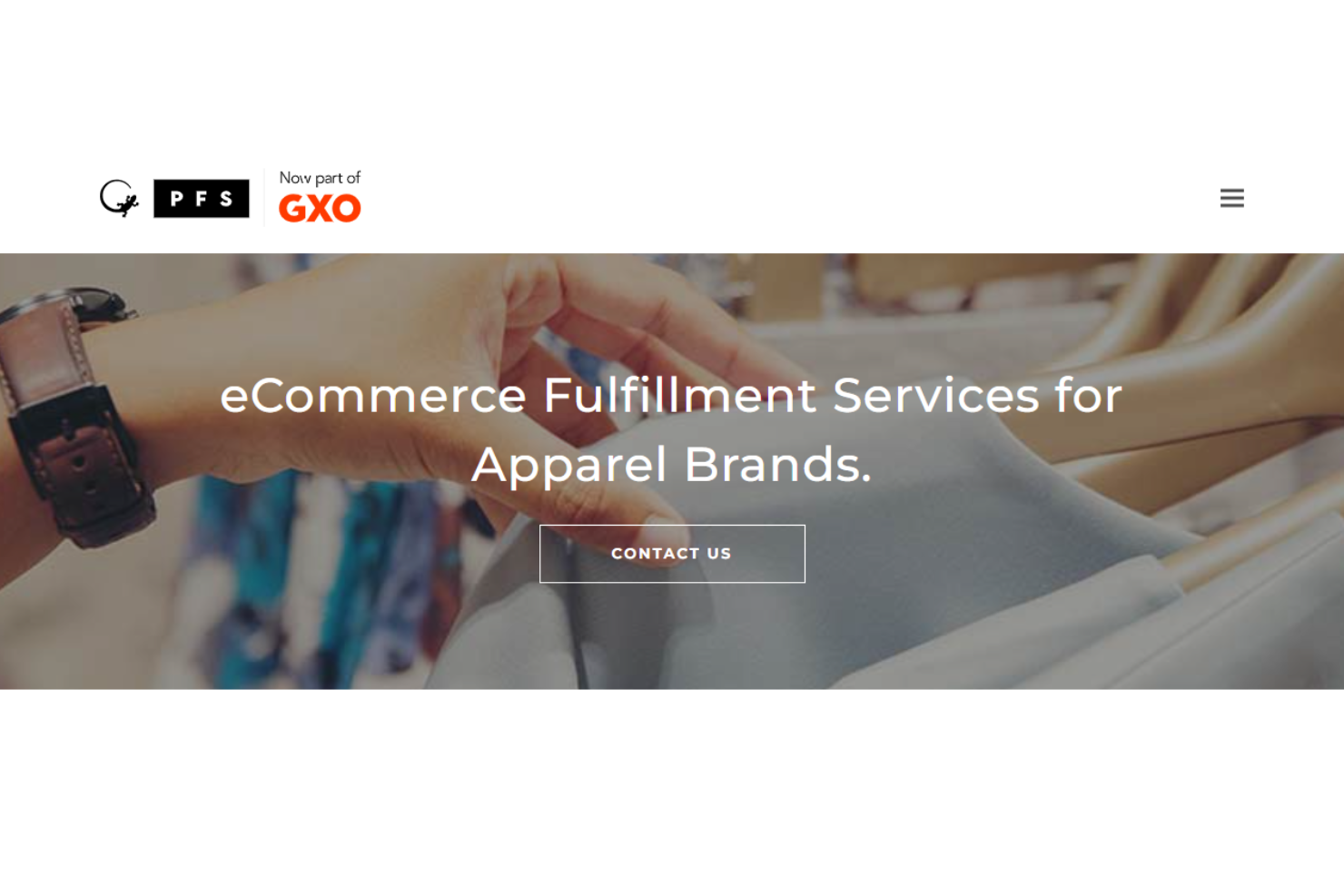 PFSweb (GXO) screenshot - The 27 Best Apparel Fulfillment Services, Ranked & Reviewed for 2026