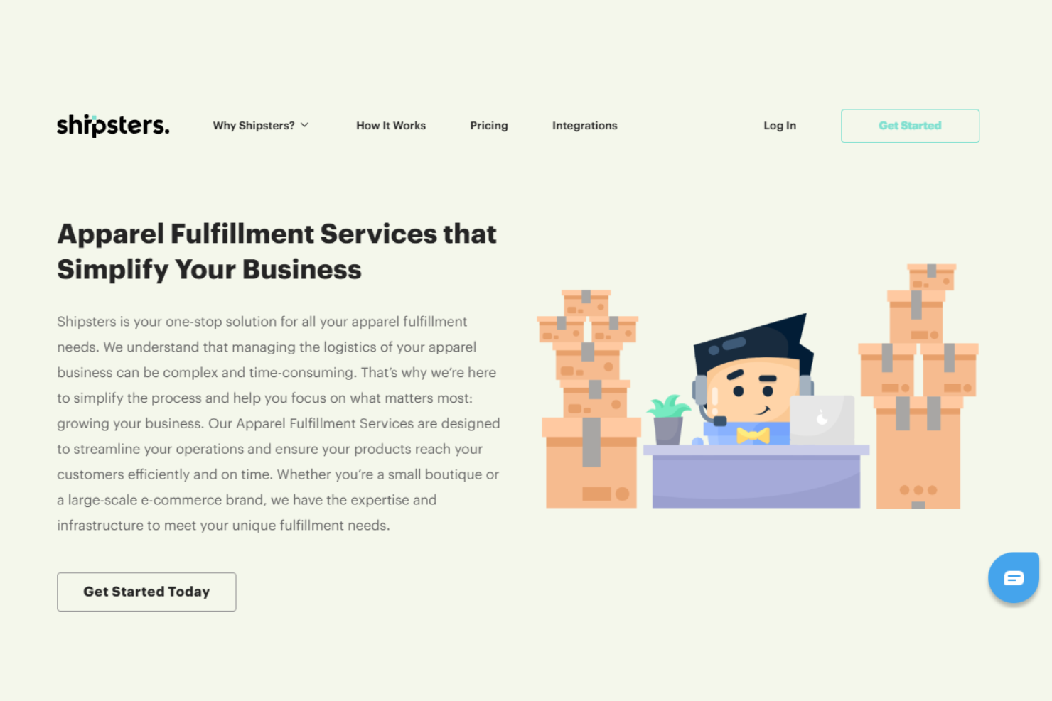 Shipsters screenshot - The 27 Best Apparel Fulfillment Services, Ranked & Reviewed for 2026