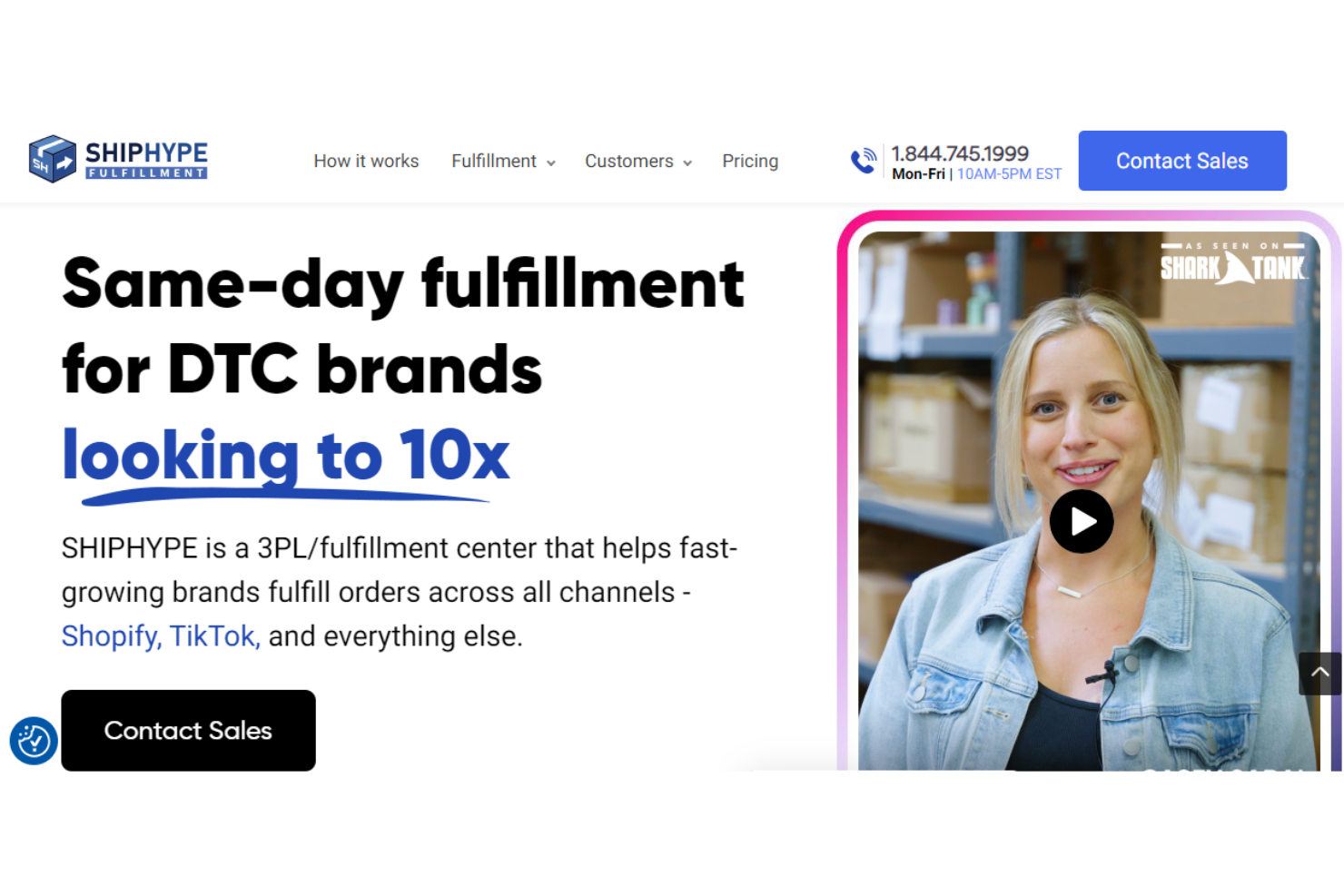 SHIPHYPE Fulfillment screenshot - 28 Best Canada Fulfillment Services for 2026