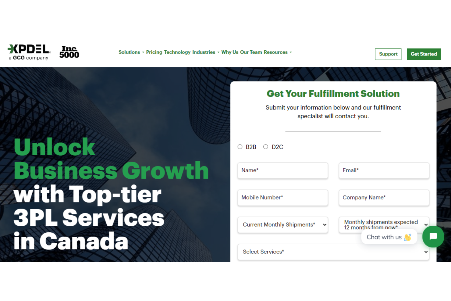 XPDEL screenshot - 28 Best Canada Fulfillment Services for 2026