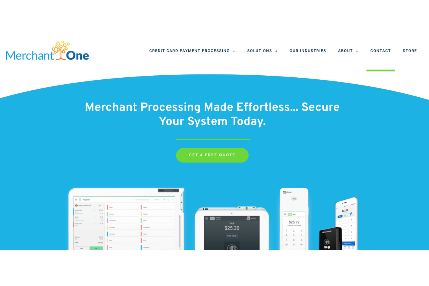 Merchant One screenshot - 21 Best Credit Card Readers for Android in 2026