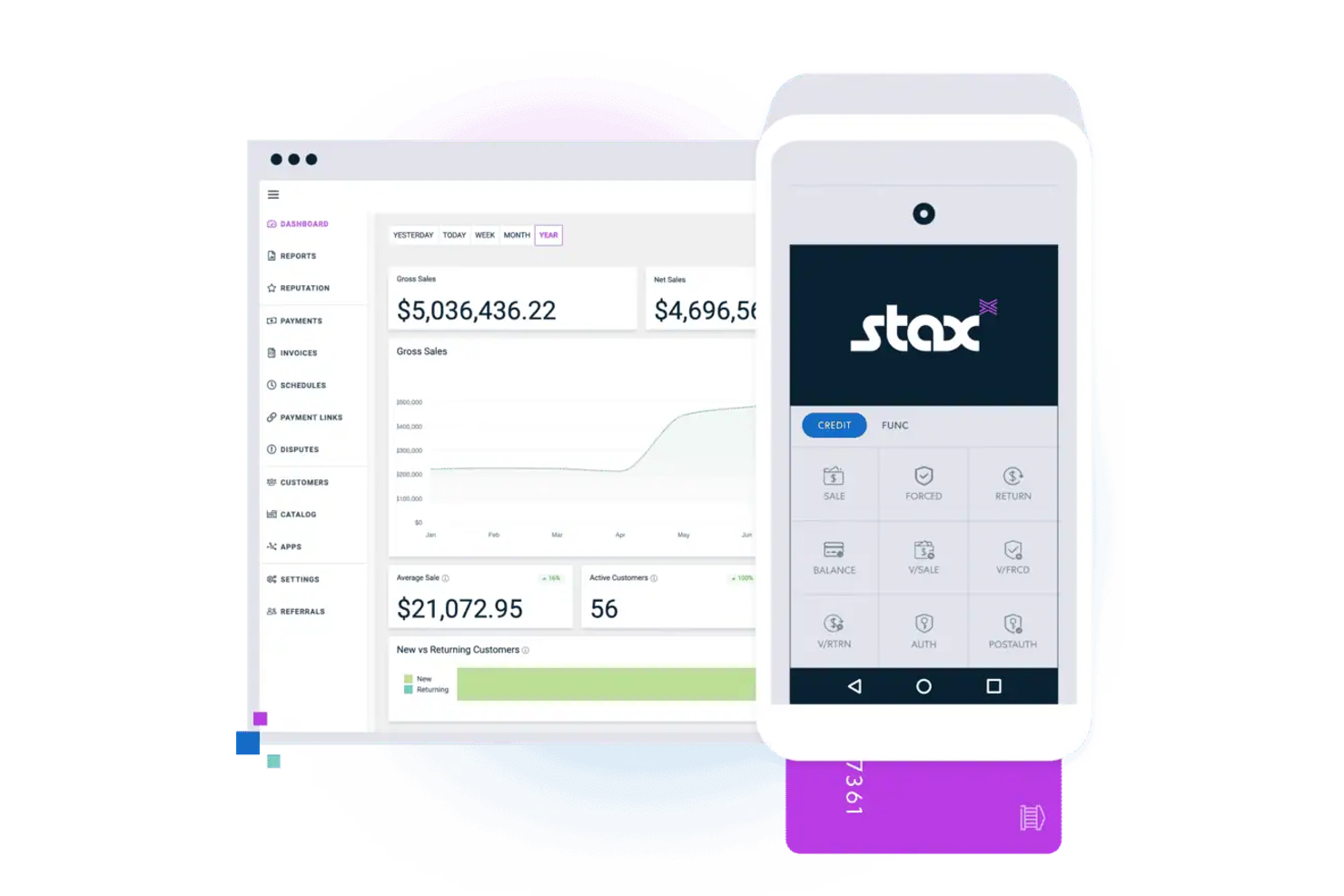 Stax Pay screenshot - The 21 Best Credit Card Readers for iPhone, Ranked &amp; Reviewed for 2025