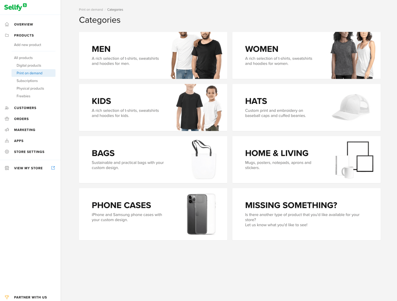 Sellfy screenshot - The 29 Best Ecwid Alternatives, Ranked & Reviewed for 2025
