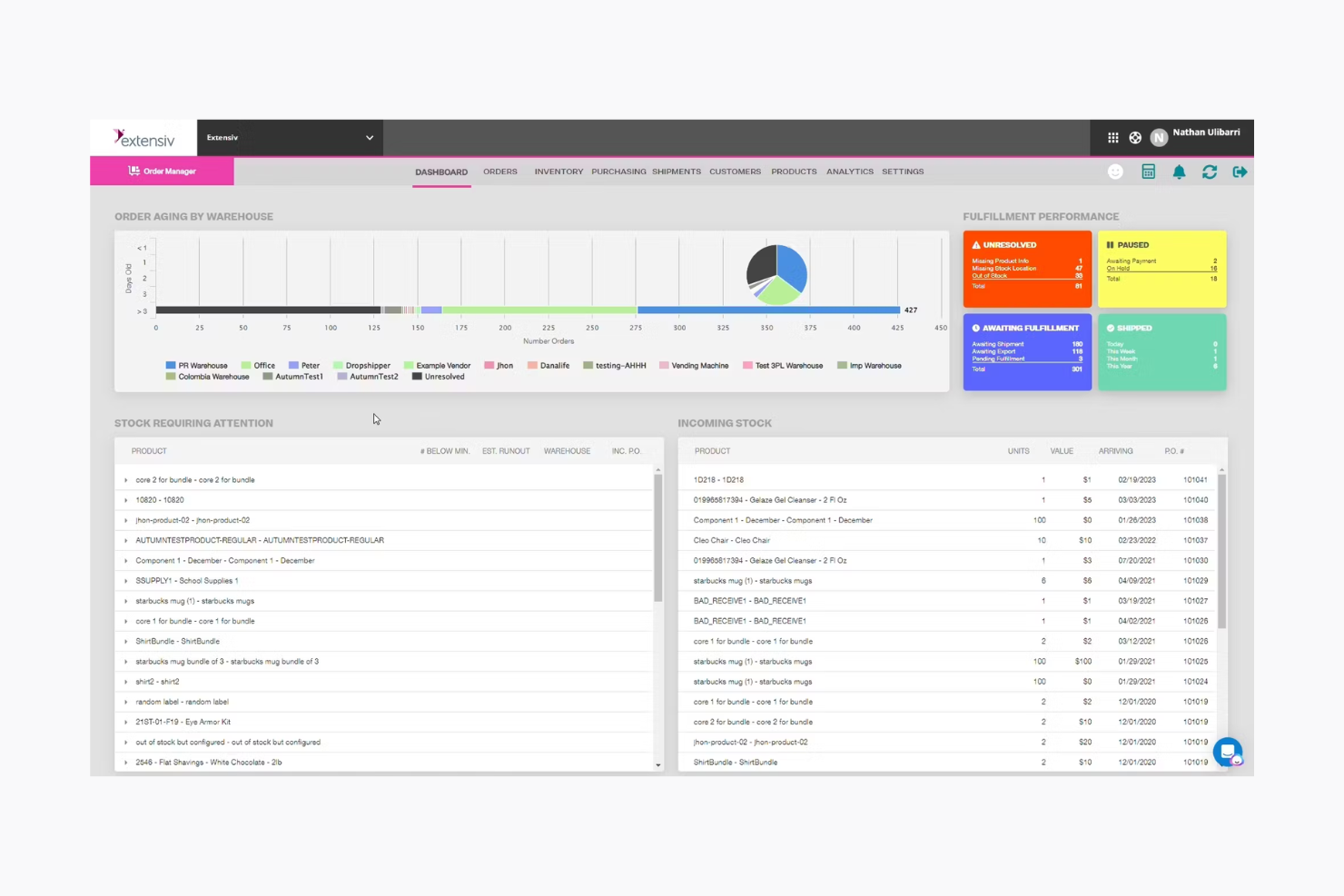 Extensiv screenshot - The 29 Best Omnichannel Inventory Management Software, Ranked & Reviewed for 2026