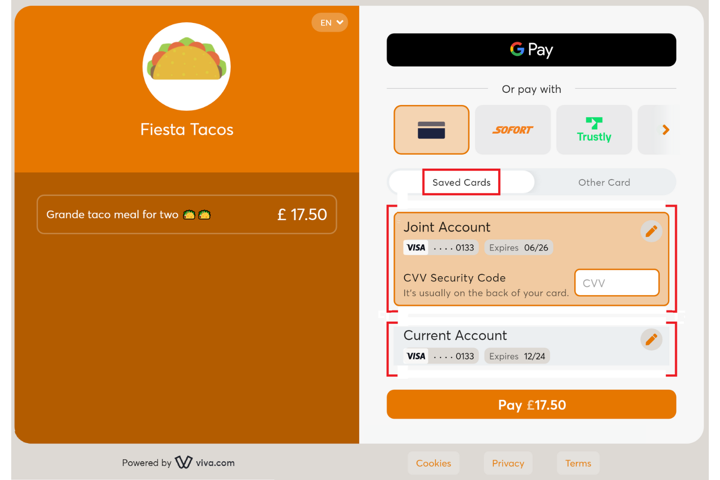 Viva.com screenshot - The 28 Best UK Payment Gateway Providers, Ranked &amp; Reviewed for 2025