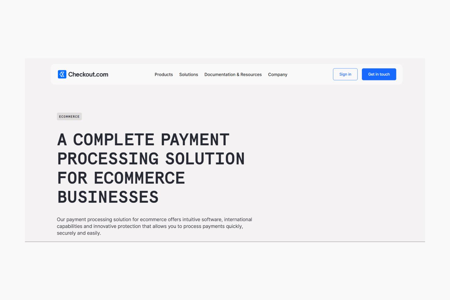 Checkout.com screenshot - 30 Best Ecommerce Merchant Services Ranked for 2026