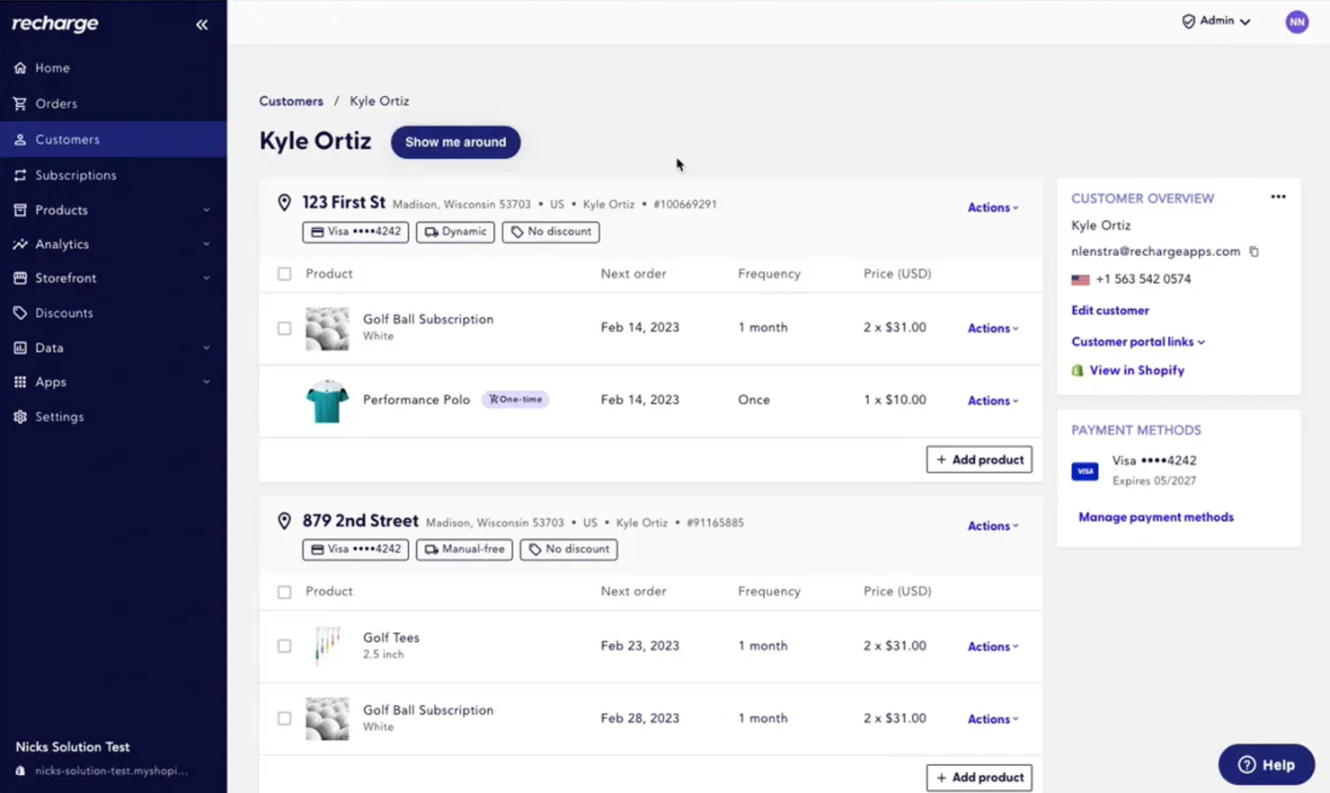 Recharge screenshot - The 22 Best Free Subscription Management Software, Ranked & Reviewed for 2026