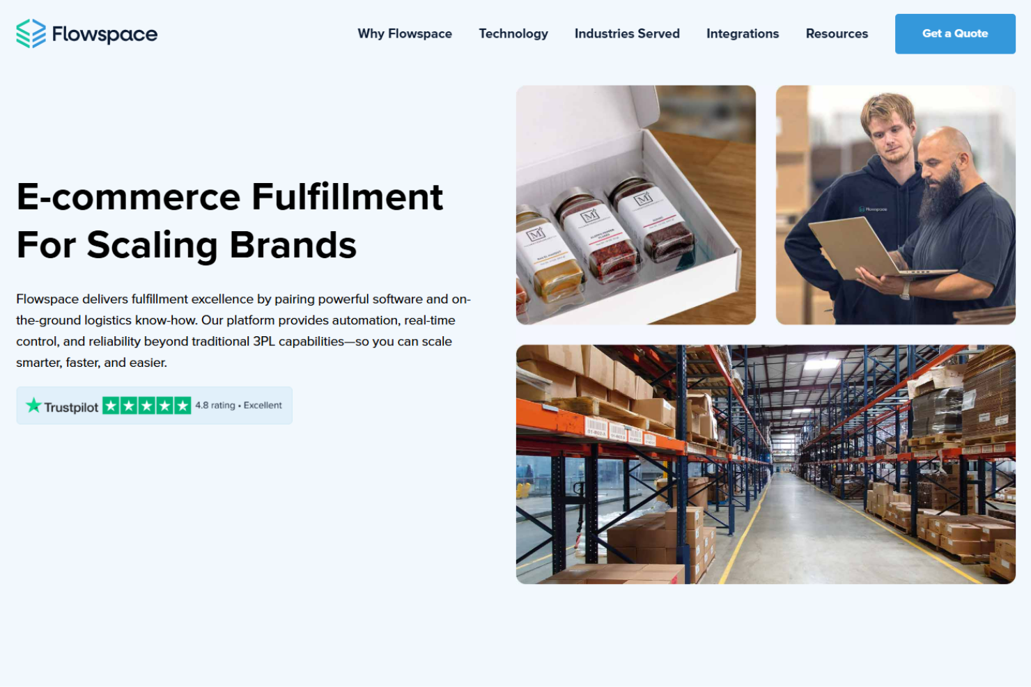 Flowspace screenshot - 27 Best Order Processing Services for 2026