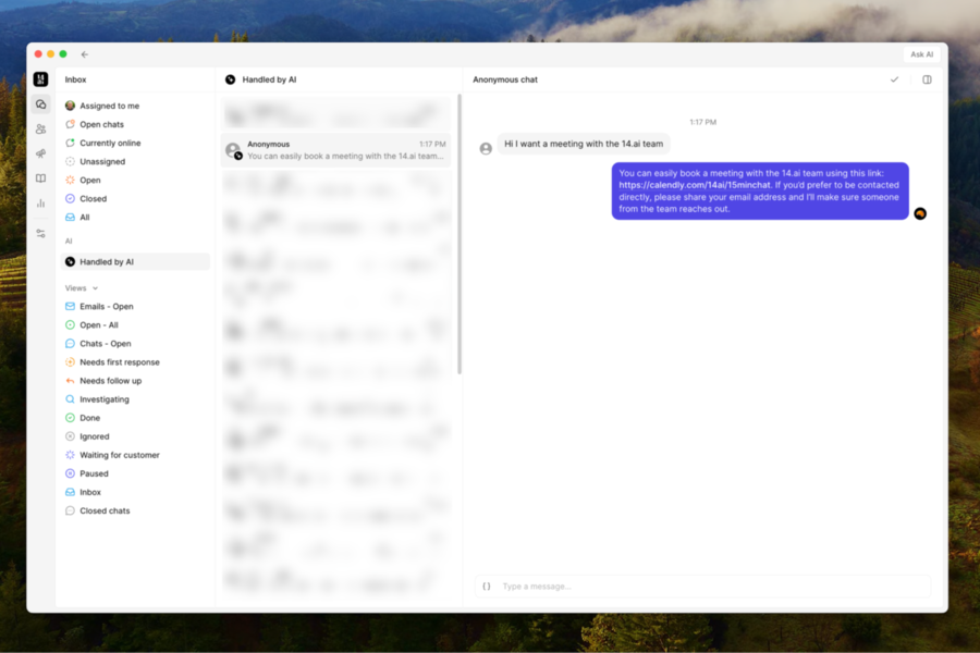 14.ai screenshot - The 20 Best Ecommerce Customer Service Software, Reviewed & Compared for 2026
