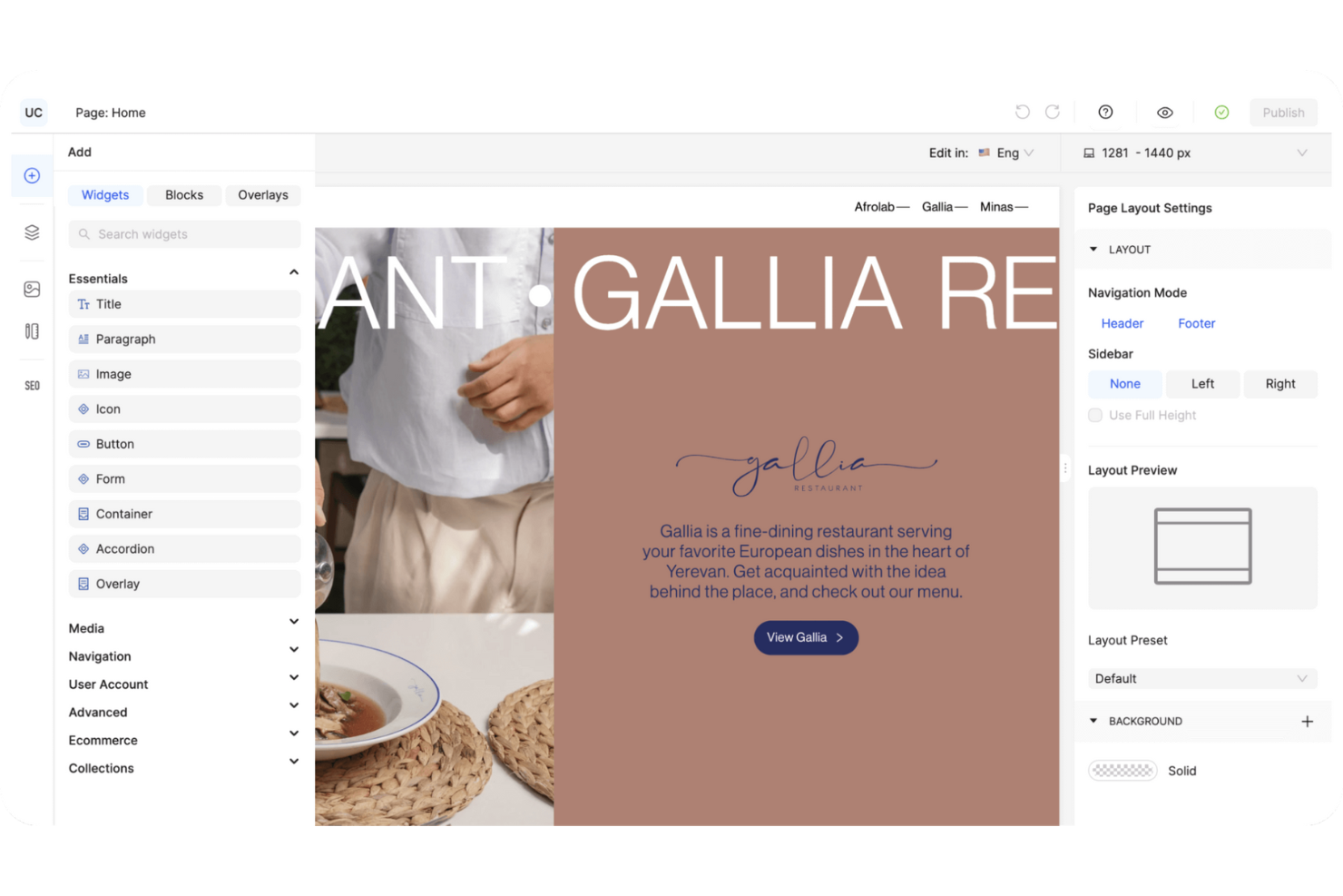 Ucraft screenshot - 21 Best AI E-Commerce Website Builders Reviewed in 2026