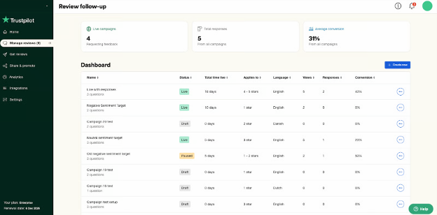 Trustpilot Business screenshot - 25 Best Yotpo Alternatives Reviewed in 2026