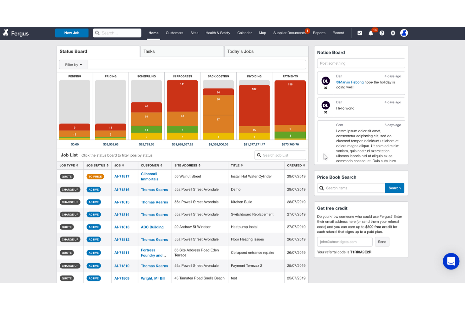 Fergus screenshot - 14 Best Jobber Alternatives Reviewed in 2026