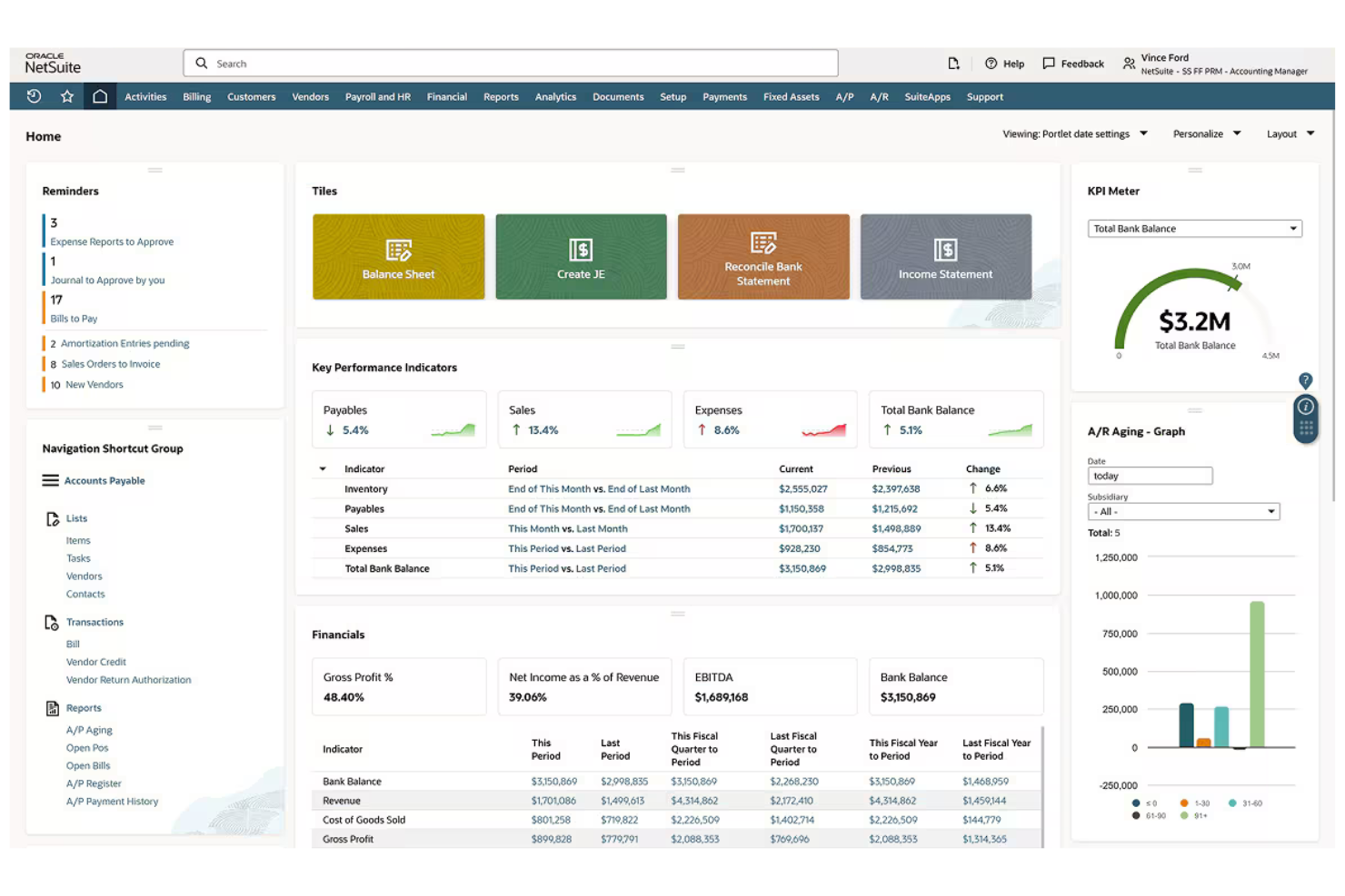Oracle NetSuite screenshot - 13 Best QuickBooks Alternatives Reviewed in 2026