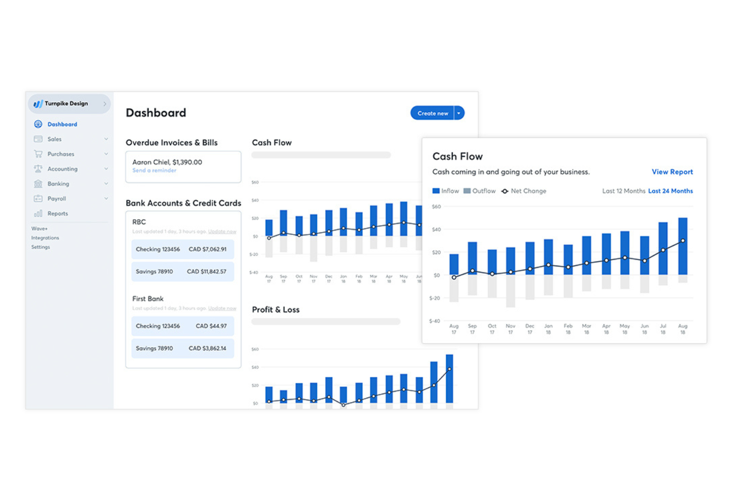 Wave screenshot - 13 Best QuickBooks Alternatives Reviewed in 2026