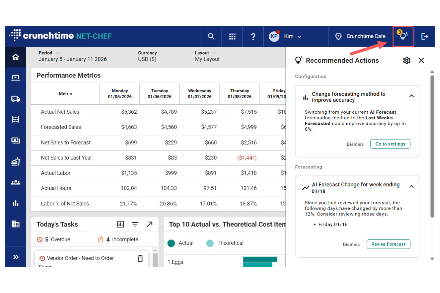 Crunchtime screenshot - 12 Best Inventory Management Software for Restaurants Reviewed in 2026