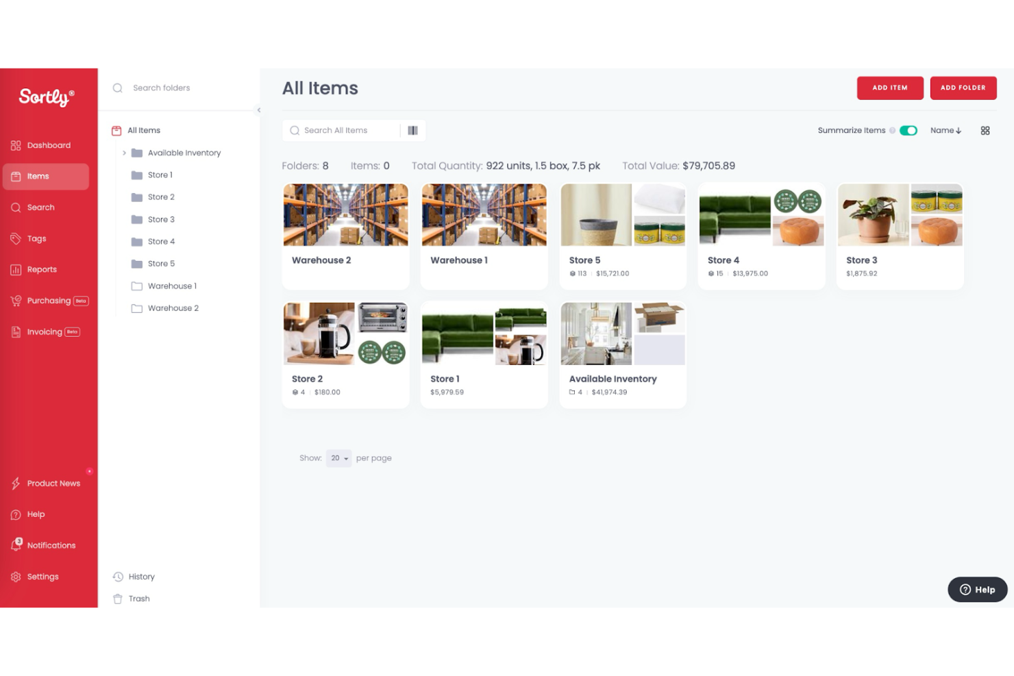 Sortly screenshot - 14 Best ShipStation Alternatives Reviewed in 2026