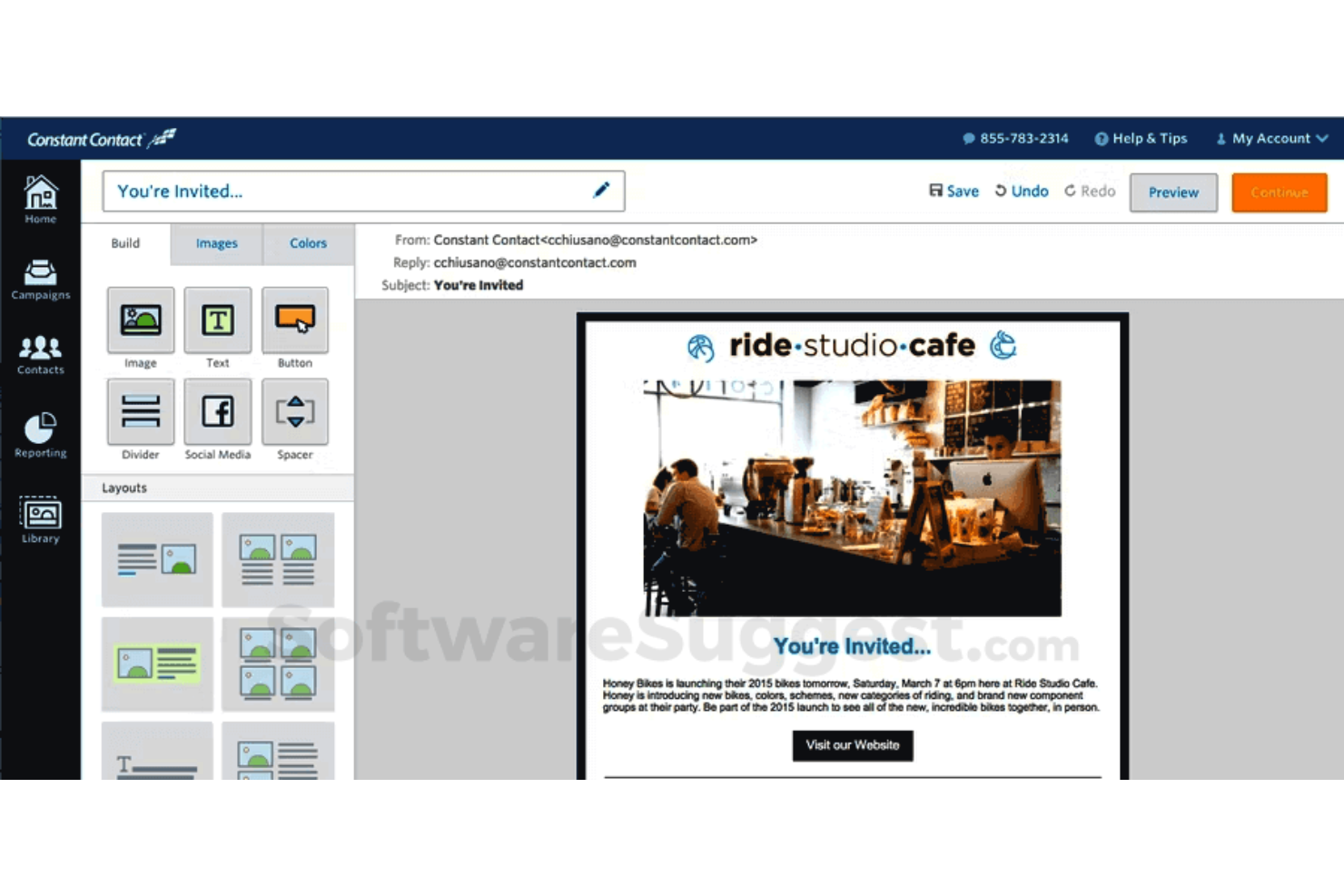 Constant Contact screenshot - 15 Best AWeber Alternatives for 2026 With Top Features and Benefits