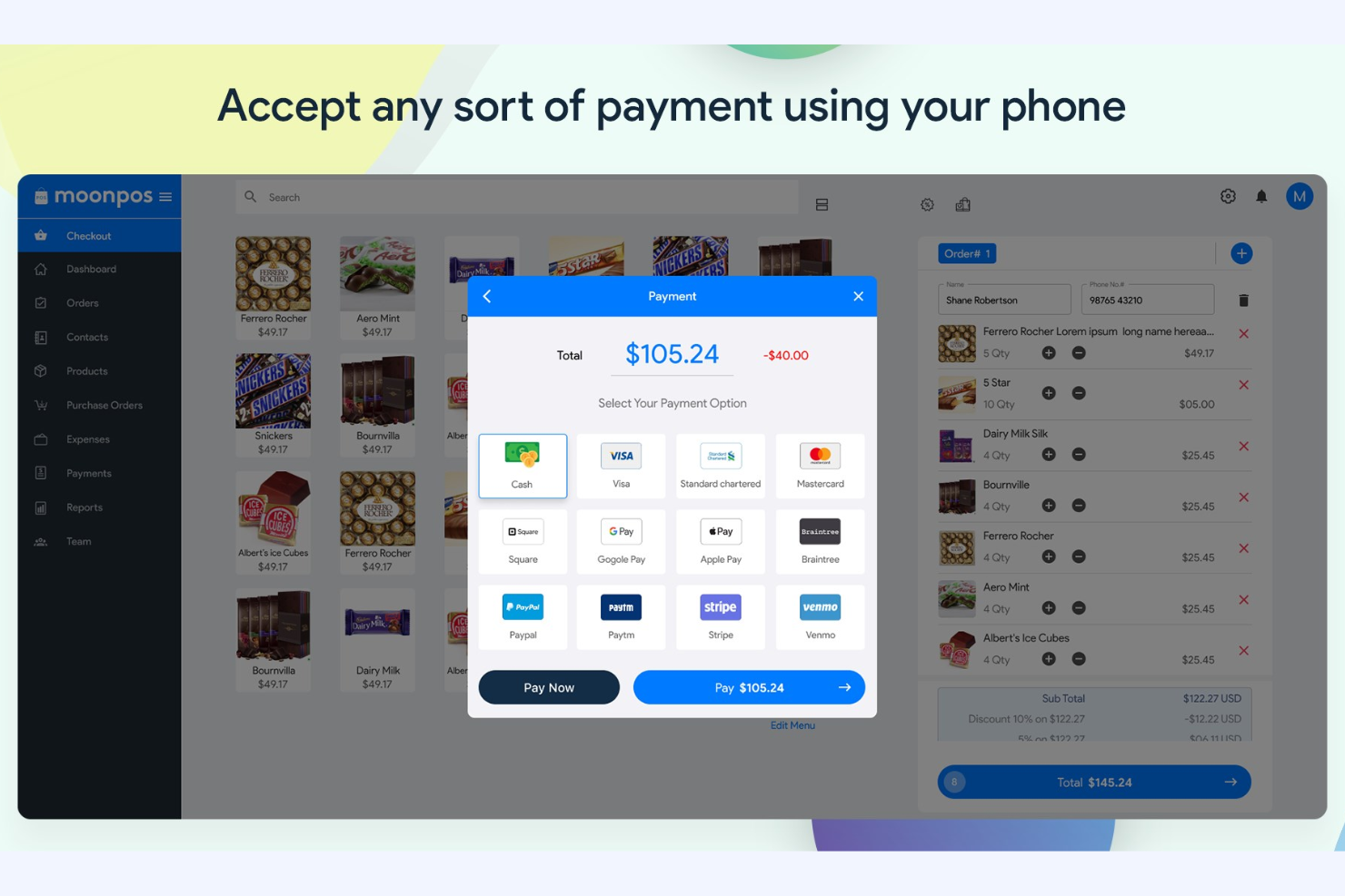 Moon POS screenshot - 12 Best Free POS Software Reviewed in 2026
