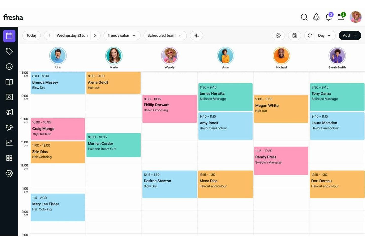 Fresha screenshot - 13 Best Spa POS Software Reviewed in 2026