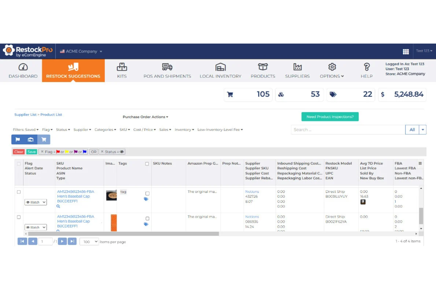 RestockPro screenshot - 18 Amazon Inventory Management Software for 2026