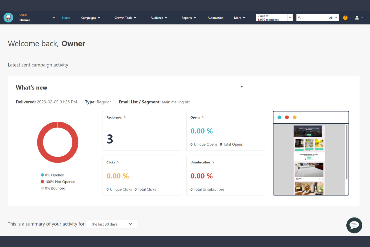 Moosend screenshot - 15 Best AWeber Alternatives for 2026 With Top Features and Benefits