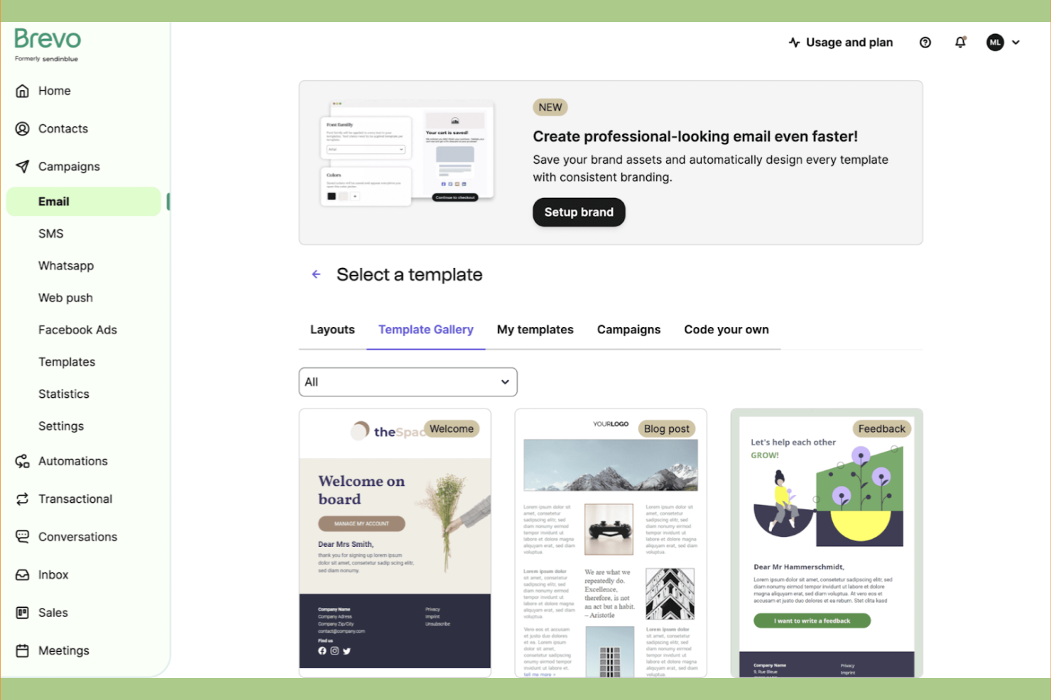 Brevo screenshot - 15 Best AWeber Alternatives for 2026 With Top Features and Benefits