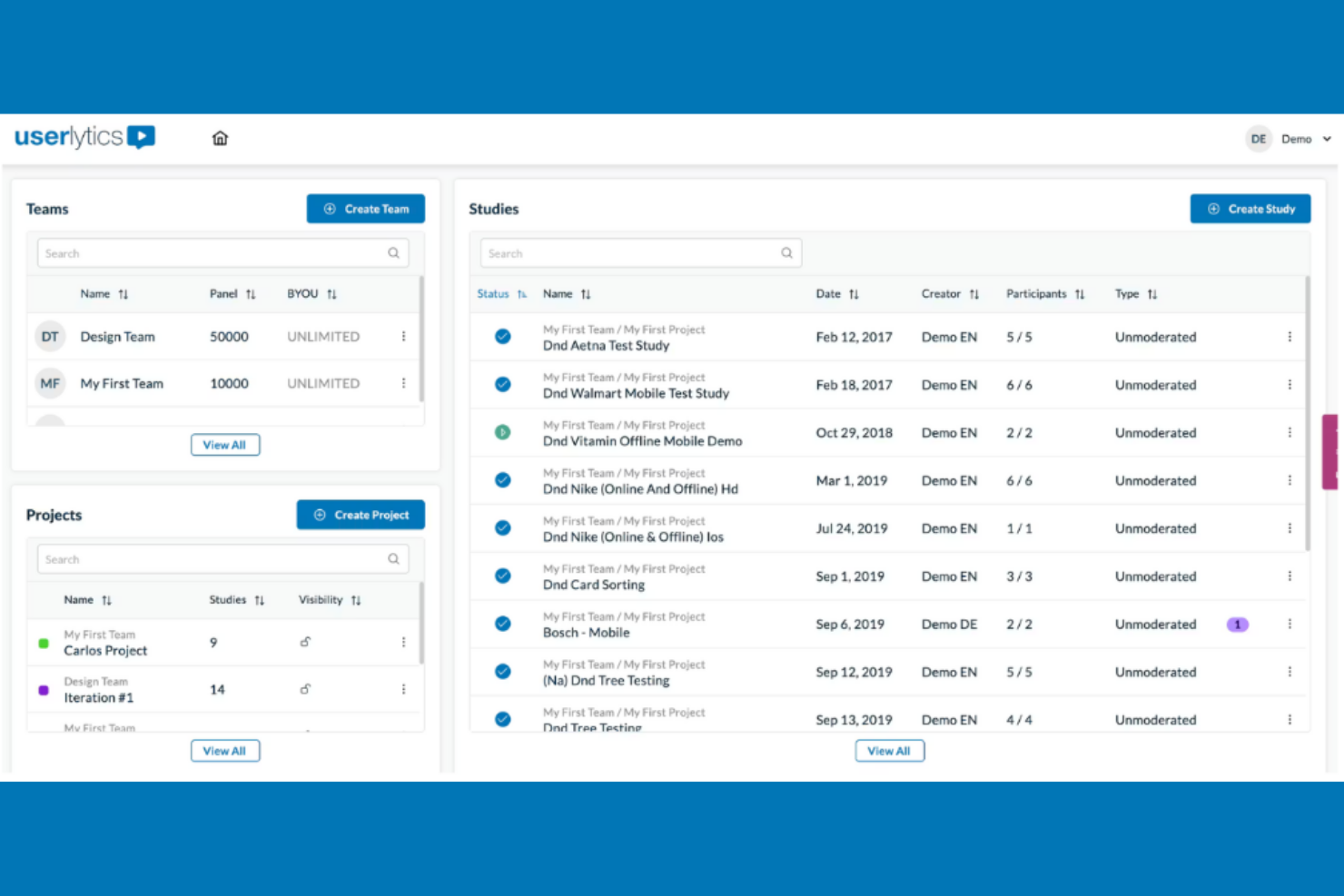 Userlytics screenshot - 14 Hotjar Alternatives for 2026