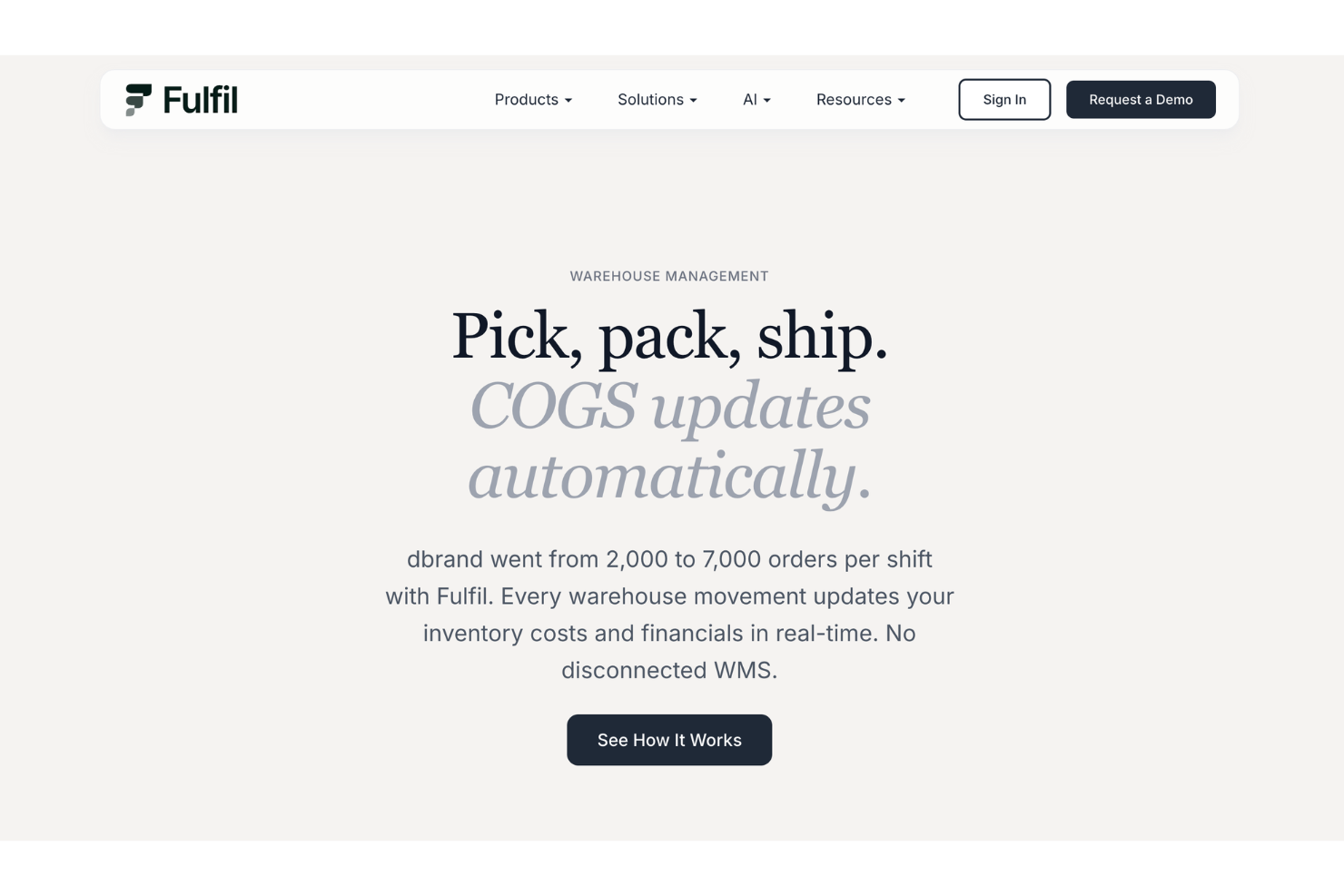 Fulfil screenshot - 14 Best E-commerce Warehouse Management Systems for 2026