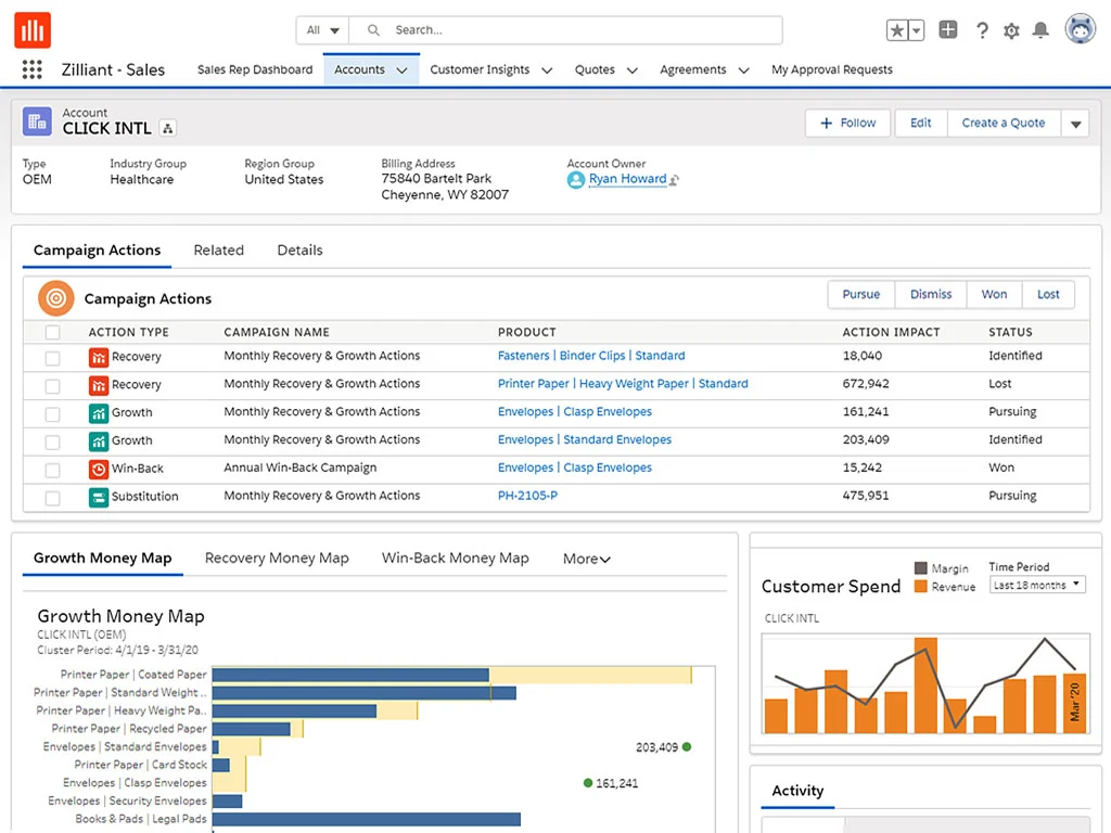 Zilliant screenshot - 17 Best Price Optimization Software in 2026